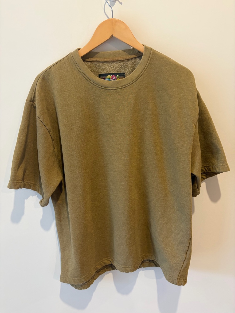 Fleece Boxy Short-Sleeve sweatshirt American Garage